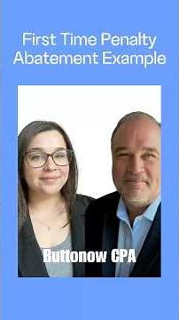 First Time Penalty Abatement Example