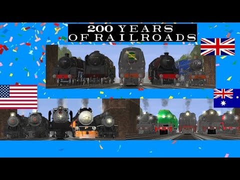 Trainz Music video: 200 years of rail special(Roloz Railfanning)