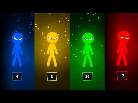 Stickman Party - Tournament Mode 1-4 Player Random | Gameplay Walkthrough MiniGames Update