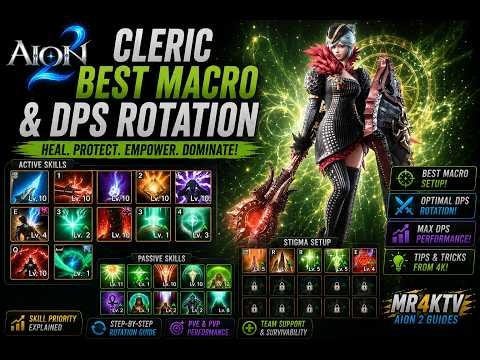 Aion 2 Cleric Guide — Macro & DPS Rotation Explained