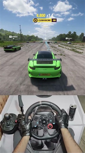 Drag Racing The Fastest Car Ever ! PORSCSE 911 i #shorts #forzahorizon5 #racing #gaming