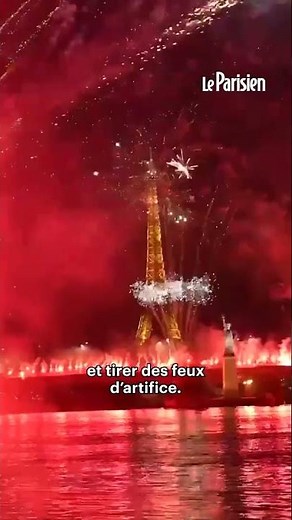 Fumigène et feux d'artifices... Deux minutes de folie dans le quartier de la tour Eiffel