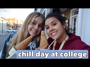 a chill day in college vlog