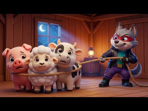 The Wolf Stole the Farm Animals 🐺😱 | Old MacDonald Runs Everywhere Looking!