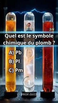 Quiz Chimie : Connais-tu vraiment le tableau périodique ? ⚗️🔬