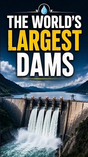 Top 5 Largest Dams in the World! #facts #didyouknow