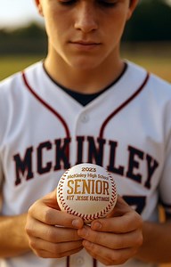 Custom Engraved Baseball for Senior Gift – Personalized Keepsake With Name, Jersey Number & Year | Graduation Gift for Baseball Player - Etsy