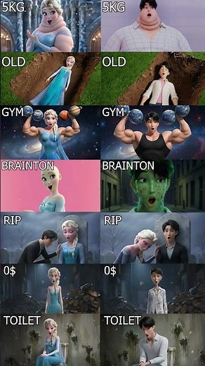 JINU K-POP DEMON HUNTERS & ELSA FROZEN EVOLUTION SINGING “Dramatic Expression”