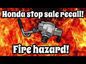Honda recall for High Pressure Fuel Pumps
