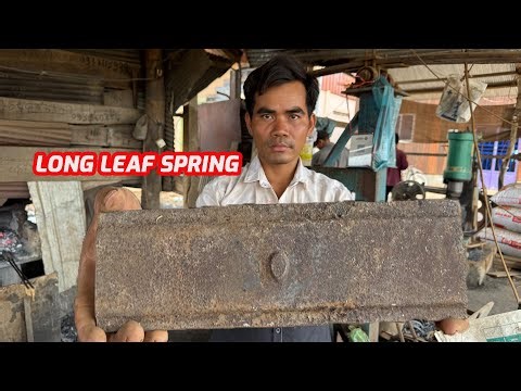 HOW TO MAKE THE BEST KNIFE FROM THICK LEAF SPRING.