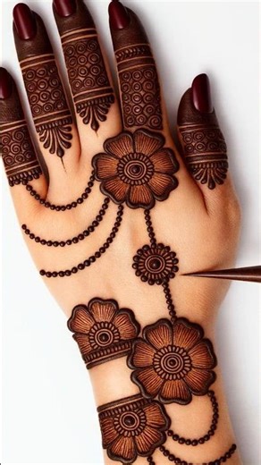 Stylish mehndi design #mehndi #shorts#reel#reels#new#simple#shortsfeed