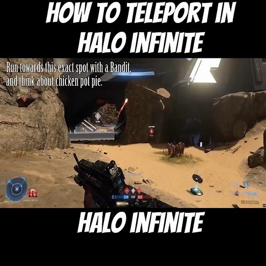 "How To 'Teleport' In Halo Infinite 🛸" | #haloinfinitemultiplayer #haloinfinite #shorts #halopc