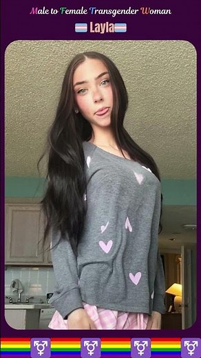 Young Transgender Girl 𝓵𝓪𝔂𝓵𝓪 𝓫𝓪𝓫𝓲 ♡ #viralvideo #shorts #mtf #transgender #tg #ts