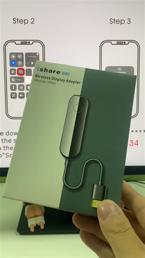 Easily share your iOs screen in full HD with this wireless HDMl setup. Simple plug-inreceiver, no Wi-Fi or Bluetooth requiredjust quick, smooth viewing straight fromyour device. #WirelessHDMI #hdmitransmitter #PlugAndPlay #EasySetup #FUIIHD