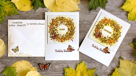 5.9K views · 162 reactions | Funky Wreath & Mini Stamps by Jo Rice...