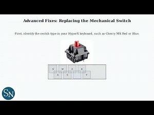 How to Fix HyperX Keyboard D Key Not Working – Mechanical Switch, Dust & Firmware Fix