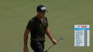 Viktor Hovland cards birdie at TOUR Championship