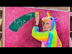 10 DIY Unicorn vs. Mermaid School Supplies