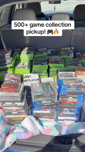 500+ video game collection pickup! 🎮🔥 #videogames #gamecollecting #gamehunting