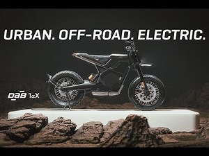 DAB 1αX – Electric Motorcycle with Off-Road attitude