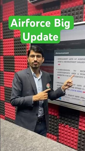 Airforce Big Update / Airforce enrollment List Update | AIrforce Enrollment kb aayegi | Airforce