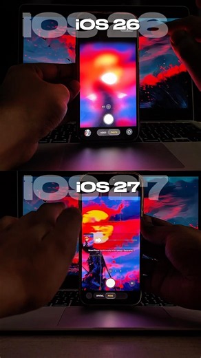 New Camera interface in iOS 27 !