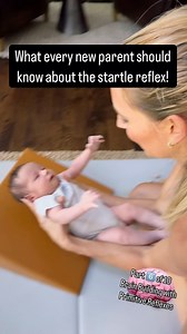Let’s dive into the *Moro Reflex*! It’s like your baby’s built-in alarm system – when they feel startled or like they’re falling, you’ll see those little arms fling out like “Whoa, what just happened?!” 😱👶 SHARE with a new parent Part 6️⃣ of 10: Brain Building with Primitive Reflexes! 🧠✨ As their brain grows and they gain more control, this reflex should *phase out/integrate, by around 4 months. But, if it sticks around, your little one might get super sensitive to everything – loud sounds, b