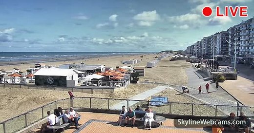 【LIVE】 Coxyde - Belgique | SkylineWebcams