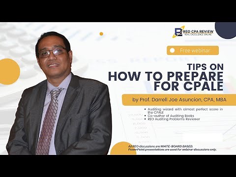 How to Prepare for CPALE by Prof. Darrell Joe Asuncion