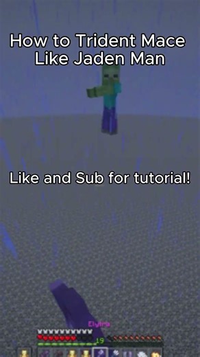 How to Trident Mace like Jaden Man #unstableSMP #jadenman #trident #macepvp #tutorial #wemmbu
