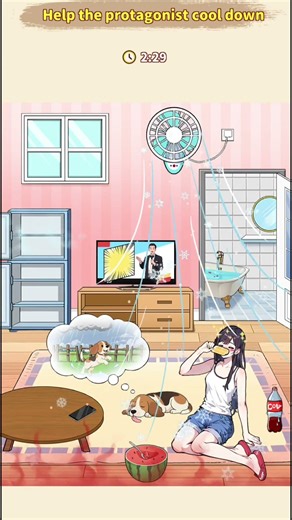 Brain puzzle tricky quest 2 level 7 solution walkthrough (Melting hot)