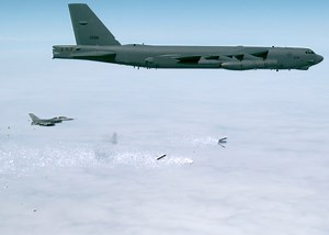 B-52 testers complete leaflet bomb drops