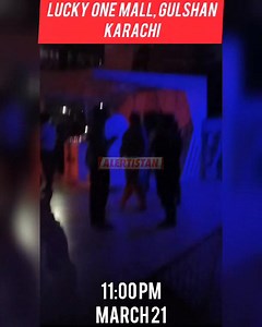 Alertistan Report | Lucky One, Karachi A power outage was reported at one of Karachi's largest shopping malls, 'Lucky One.' The mall was crowded with shoppers due to Eid shopping festivities. The sudden outage caused inconvenience to visitors - Alertistan report #Alertistan | #Karachi | #LuckyOne (🎥 Syed Zubair Ahmed) | Alertistan