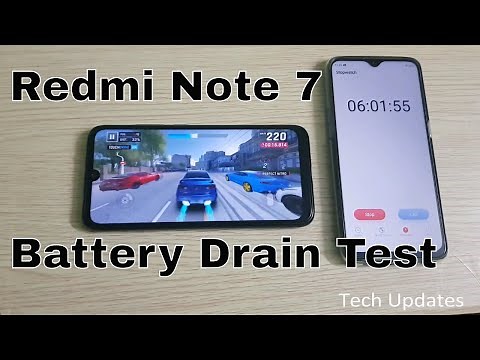 Xiaomi Redmi Note 7 Battery Drain Test (100-0%)