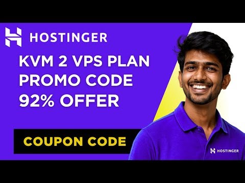 Hostinger Coupon Code 2026 KVM 2 VPS Plan PROMO CODE