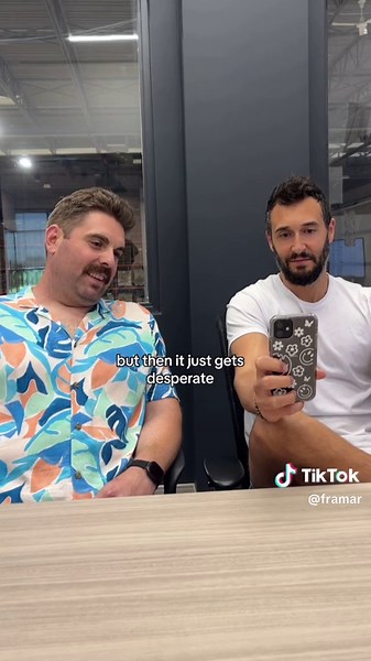 Reacting to Tinder Messages with Office Dads