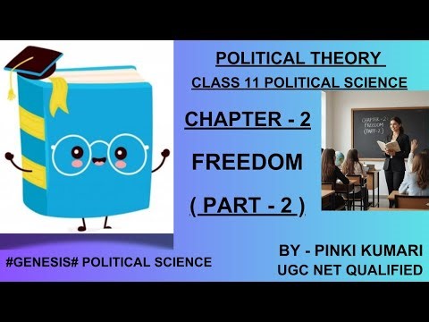 FREEDOM | CHAPTER - 2 | PART - 2 | CLASS 11 POLITICAL SCIENCE |