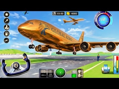 Flight Airplane City Pilot Simulator - Plane Boeing Emergency Landing - Android Gameplay