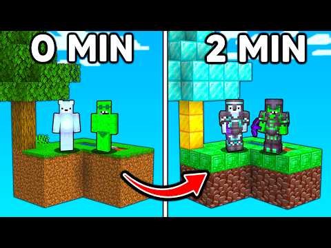 Skyblock, But The Island Changes EVERY MINUTE...