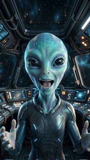 Meet Our Alien Star! 👽🎬 | Drails.com - Script to Video