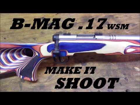 Savage B-MAG.17 WSM. HOW TO MAKE IT SHOOT STRAIGHT.