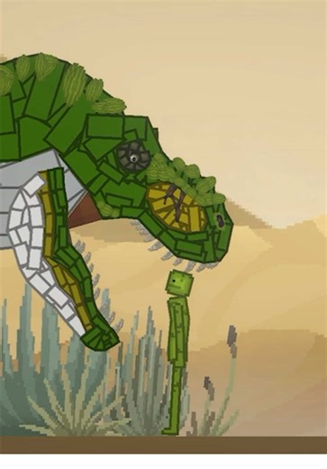 Exploring Dinosaurs in Melon Sandbox