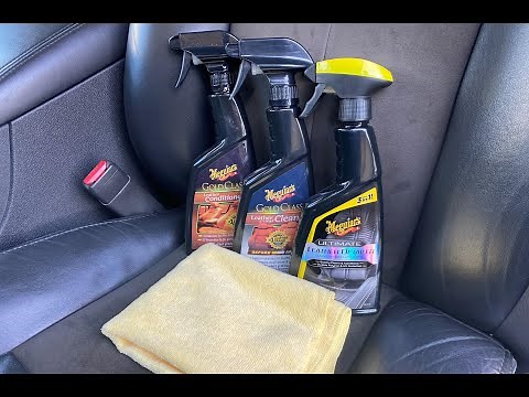Meguiar's Leather Care Product Showdown - Review Demo