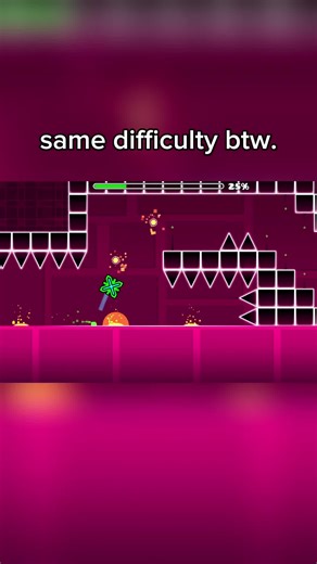 how are these the same difficulty?! 😭 | cycles & geometrical dominator | ⚠️ Mobile Player #cycles #geometricaldominator #geometrydash #demon #ballgameplay