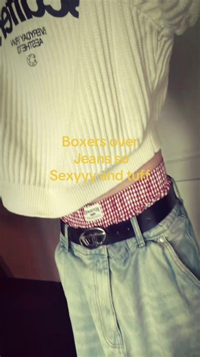 Boxers Over Jeans: A Stylish & Bold Look