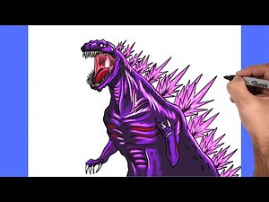 HOW TO DRAW GODZILLA SHIN