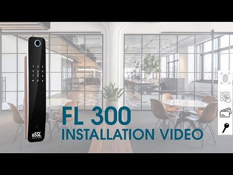 HOW TO INSTALL FINGERPRINT DOOR LOCK | ESSL SECURITY | INSTALLATION OF FINGERPRINT DOOR LOCK