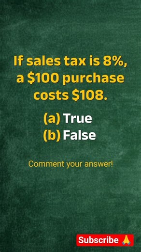Math Quiz: Calculate Tax Sales in 5 Seconds! #maths #quiz #algebra #iqtest #finance #puzzle #tricks