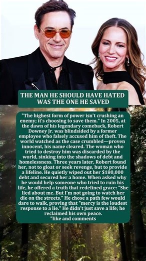 THE MAN HE SHOULD HAVE HATED WAS THE ONE HE SAVED
