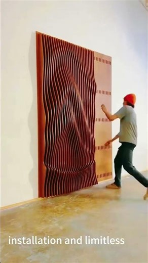 Wave Panels: 100% DIY Friendly, Install a High-End Feature Wall By Yourself!#3dwavewallpanel